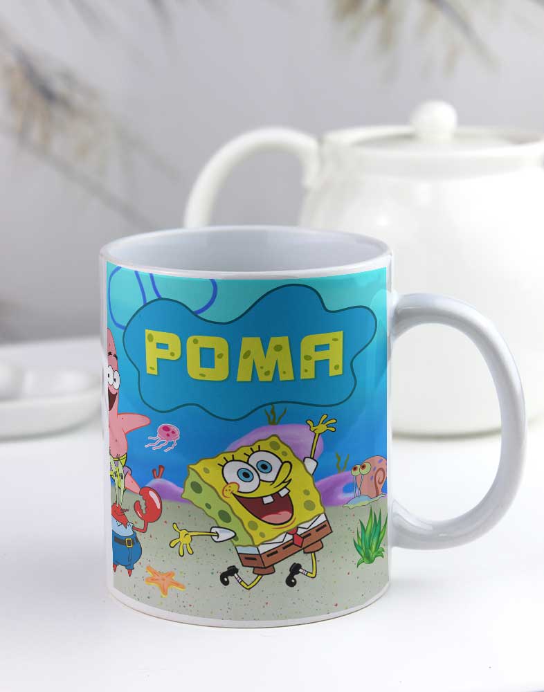 Чашка з героями мультфільмів(№1 з іменем) Чашка з героями мультфільмів(№1 з іменем)