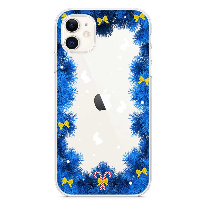 Новорічний чохол з кроликами для iPhonе Новорічний чохол з кроликами для iPhonе
