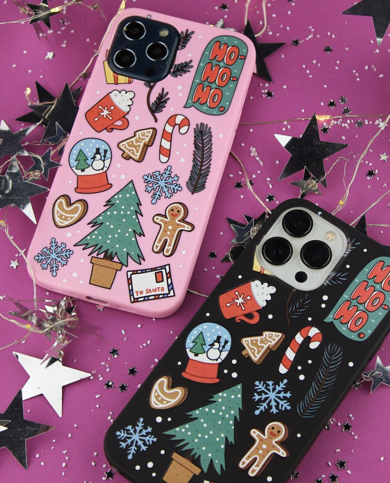 Чохол силіконовий зимовий для iPhone Sticker Чохол силіконовий зимовий для iPhone Sticker