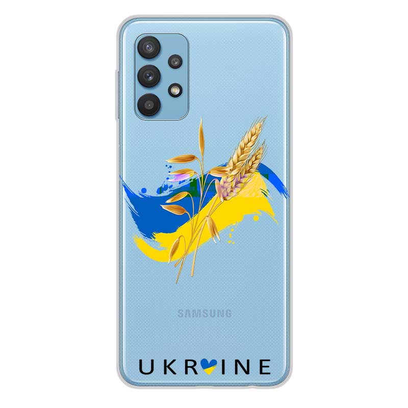"Україна" чохол патріотичний для Samsung з колоссям "Україна" чохол патріотичний для Samsung з колоссям