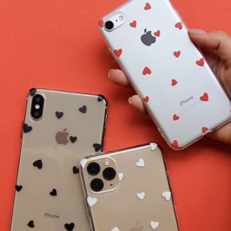Силіконовий чохол з сердечками для Samsung Силіконовий чохол з сердечками для Samsung