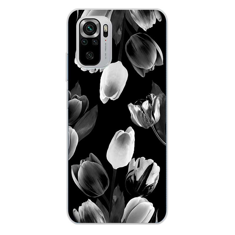 Чохол з квітами для Xiaomi Чорні тюльпани Чохол з квітами для Xiaomi Чорні тюльпани