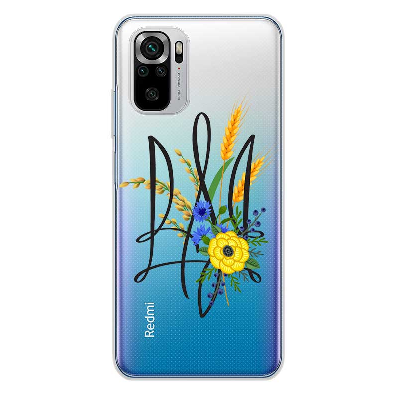 Чохол з тризубом пшеницею та квітами для Xiaomi Чохол з тризубом пшеницею та квітами для Xiaomi