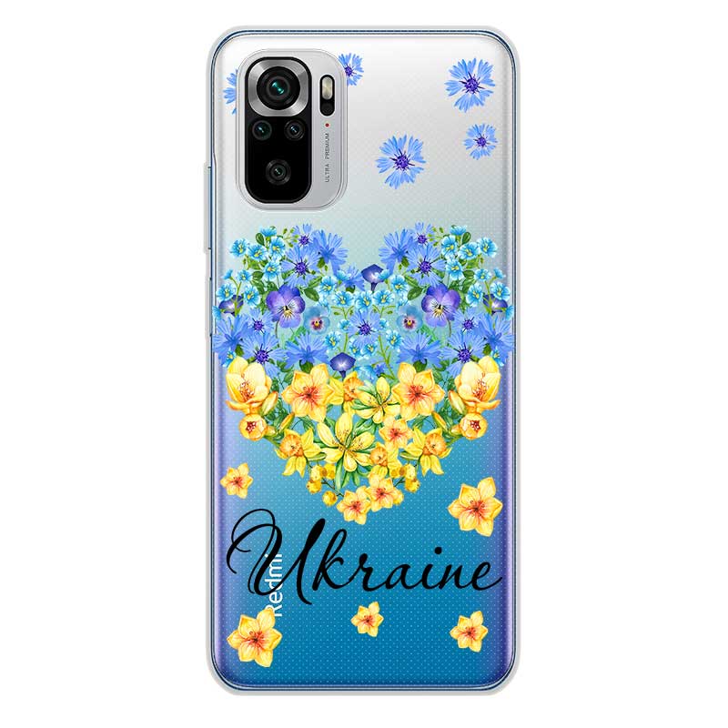 Чохол із Серцем з жовто-блакитних квітів для Xiaomi Чохол із Серцем з жовто-блакитних квітів для Xiaomi