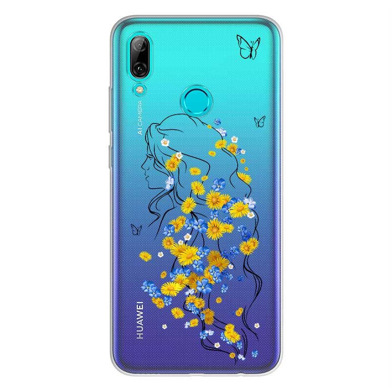 Чохол з дівчиною та квітами для Huawei Чохол з дівчиною та квітами для Huawei