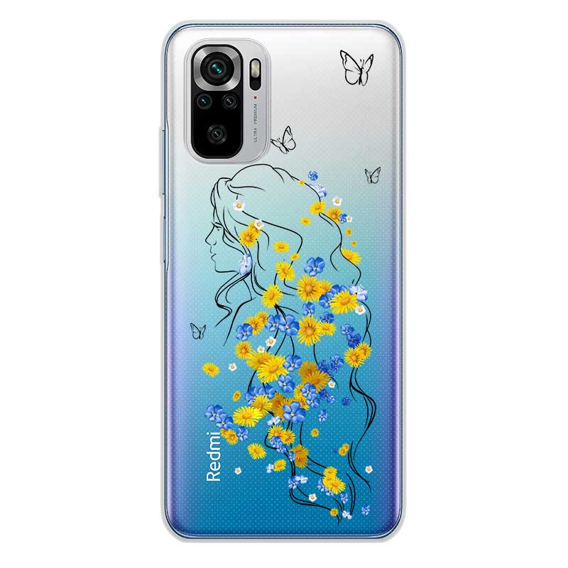 Чохол з дівчиною та квітами для Xiaomi Чохол з дівчиною та квітами для Xiaomi