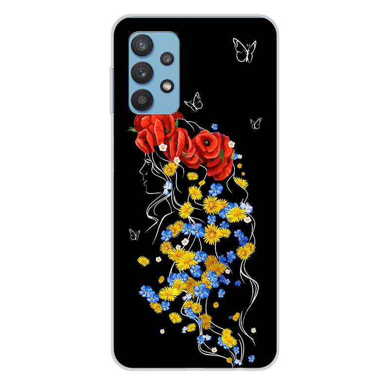 Чохол з дівчиною у вінку для Samsung Чохол з дівчиною у вінку для Samsung