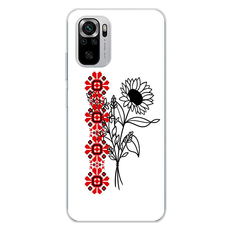 Чохол на телефон Xiaomi redmi note 8 9 10 11 та інші з українським орнаментом та квітами Чохол на телефон Xiaomi redmi note 8 9 10 11 та інші з українським орнаментом та квітами