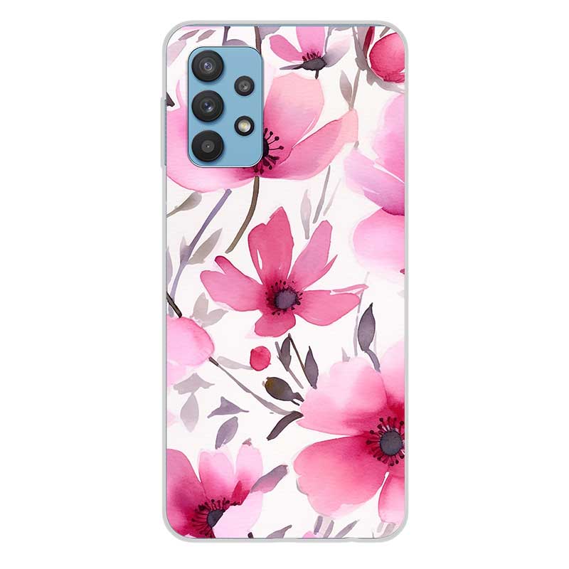 Чохол на Samsung A22 23 11 32 13 та інші з рожевими квітами Чохол на Samsung A22 23 11 32 13 та інші з рожевими квітами