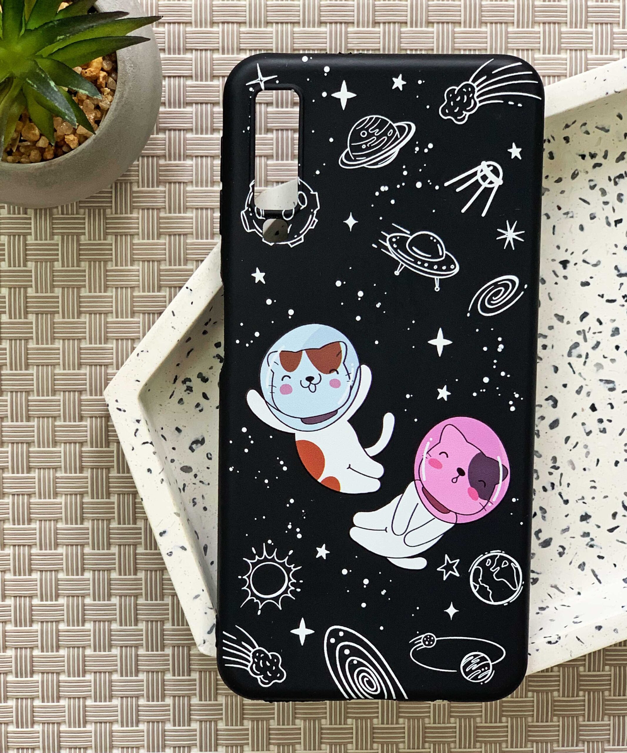 Чохол з котиками зірками та космосом на iPhone XS 11 13 14 Plus та інші Чохол з котиками зірками та космосом на iPhone XS 11 13 14 Plus та інші