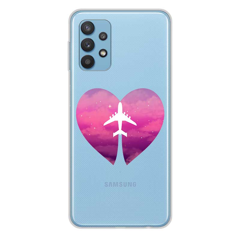 Чохол космічний на Samsung A24 23 11 32 16 та інші з літаком та зірковим серцем Чохол космічний на Samsung A24 23 11 32 16 та інші з літаком та зірковим серцем