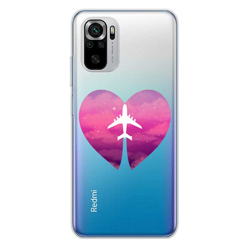 Чохол космічний на телефон redmi note 7 9 10 11 12С Xiaomi та інші з літаком та зірковим серцем Чохол космічний на телефон redmi note 7 9 10 11 12С Xiaomi та інші з літаком та зірковим серцем