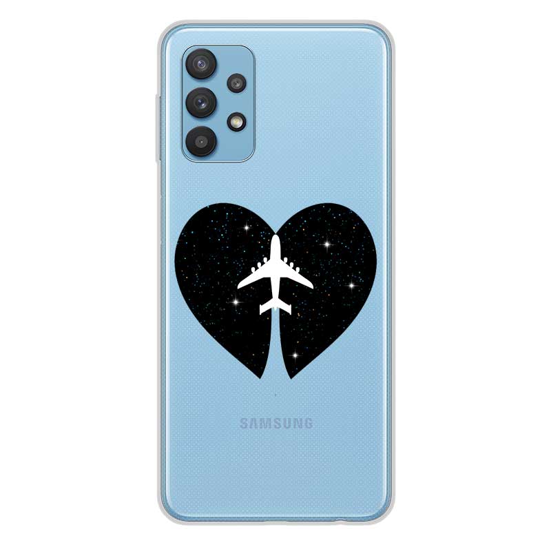 Чохол космічний на Samsung A24 23 11 32 16 та інші з літаком та зірковим серцем Чохол космічний на Samsung A24 23 11 32 16 та інші з літаком та зірковим серцем