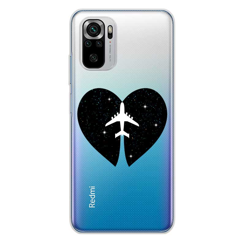 Чохол космічний на телефон redmi note 7 9 10 11 12С Xiaomi та інші з літаком та зірковим серцем Чохол космічний на телефон redmi note 7 9 10 11 12С Xiaomi та інші з літаком та зірковим серцем