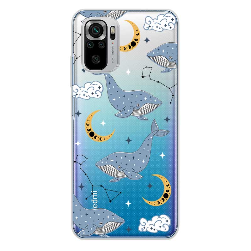 Чохол з космосом зірками та китами на redmi note 7 10 11 12C Xiaomi та інші Чохол з космосом зірками та китами на redmi note 7 10 11 12C Xiaomi та інші