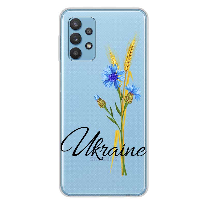 Чохол на Samsung A52 51 32 31 12 та інші з пшеницею та волошками Ukraine Чохол на Samsung A52 51 32 31 12 та інші з пшеницею та волошками Ukraine