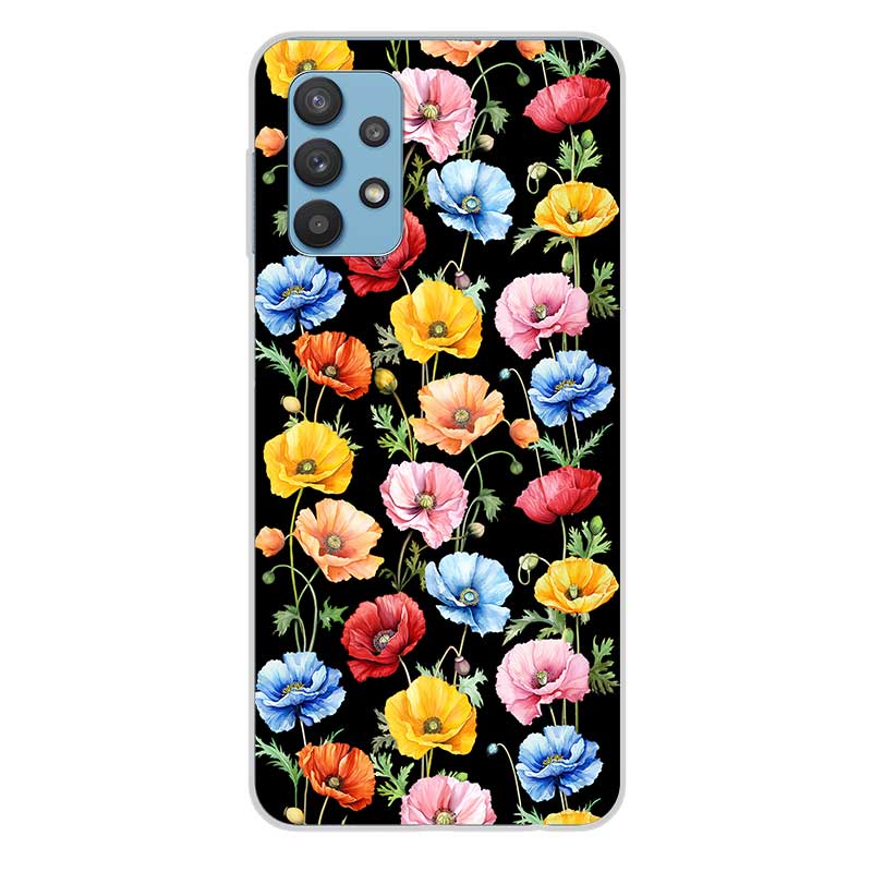 Чохол "Chic" з маками різнокольоровими на Samsung A23 24 73 74 53 та інші Чохол "Chic" з маками різнокольоровими на Samsung A23 24 73 74 53 та інші