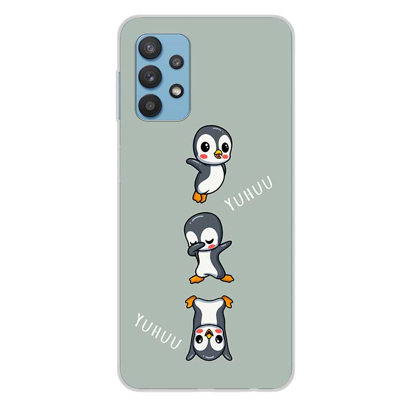 Чохол на телефон з пінгвінами Cute Baby для Samsung A52 53 S21 S20 та інші Чохол на телефон з пінгвінами Cute Baby для Samsung A52 53 S21 S20 та інші