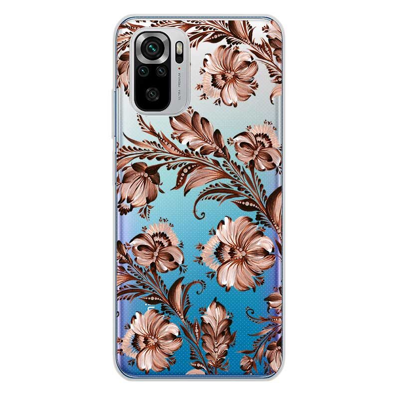 Чохол на телефон Петриківський орнамент Ukrainian Chic Brown для Xiaomi redmi note 7 10 11 12 та інші Чохол на телефон Петриківський орнамент Ukrainian Chic Brown для Xiaomi redmi note 7 10 11 12 та інші