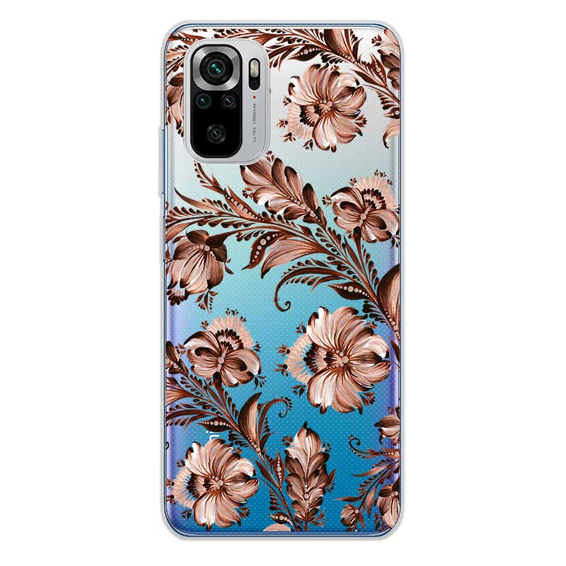 Чохол на телефон Петриківський орнамент Ukrainian Chic Brown для Xiaomi redmi note 7 10 11 12 та інші Чохол на телефон Петриківський орнамент Ukrainian Chic Brown для Xiaomi redmi note 7 10 11 12 та інші