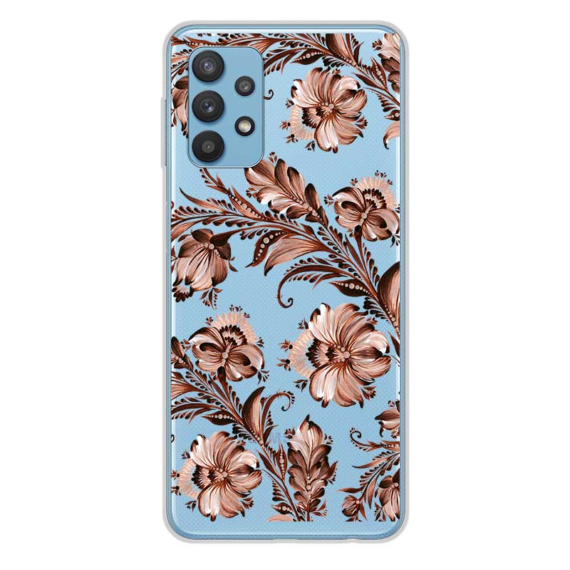 Чохол на телефон Петриківський орнамент Ukrainian Chic Brown для Samsung A52 51 14 24 та інші Чохол на телефон Петриківський орнамент Ukrainian Chic Brown для Samsung A52 51 14 24 та інші
