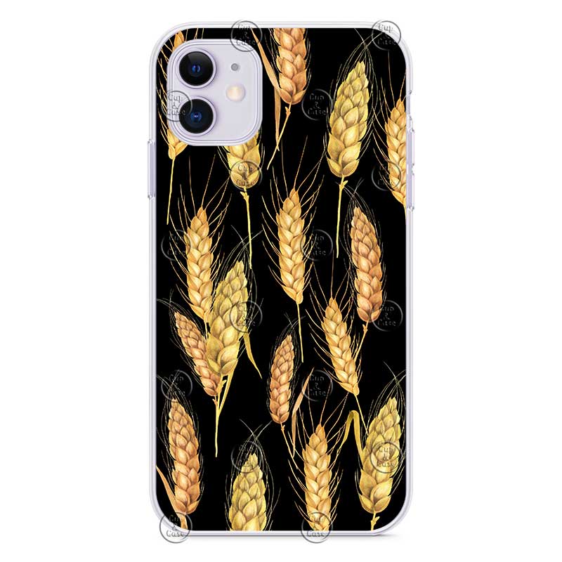 Чохол на телефон з колосками Ukrainian Gold Grain для iPhone 11 12 13 X та інші Чохол на телефон з колосками Ukrainian Gold Grain для iPhone 11 12 13 X та інші