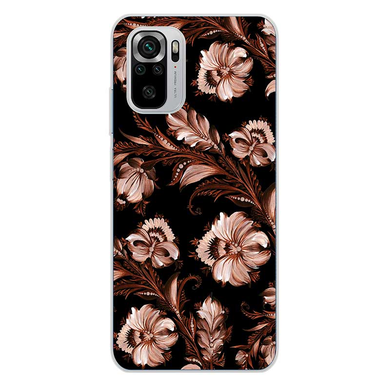 Чохол на телефон Петриківський орнамент Ukrainian Chic Brown для Xiaomi redmi note 7 10 11 12 та інші Чохол на телефон Петриківський орнамент Ukrainian Chic Brown для Xiaomi redmi note 7 10 11 12 та інші