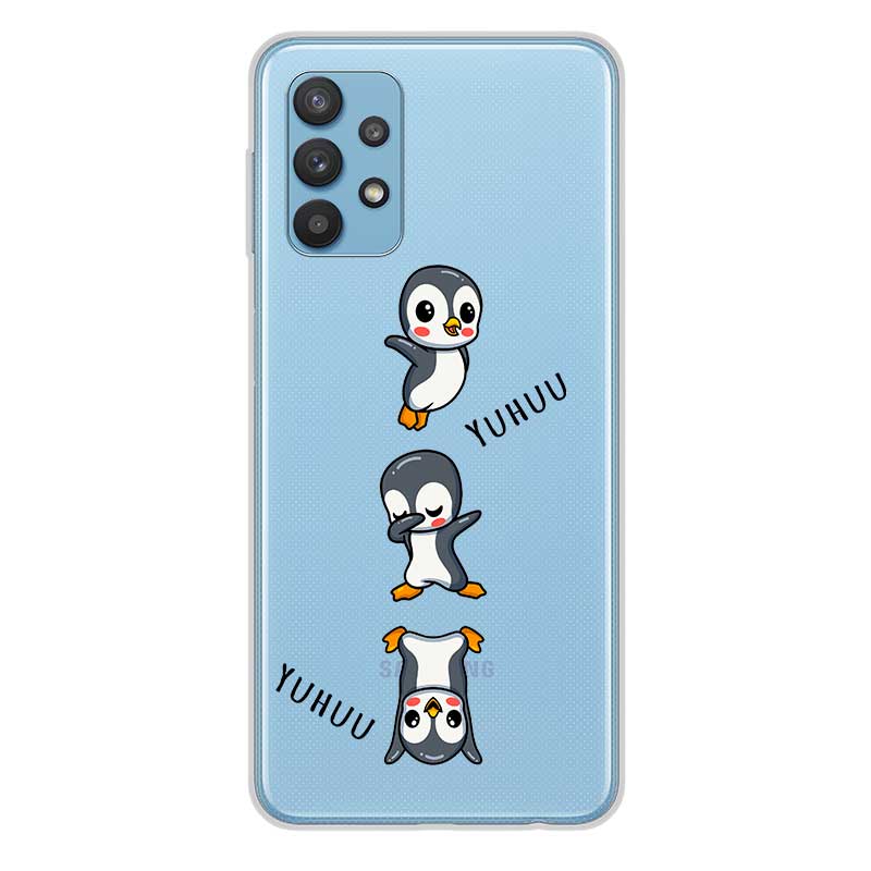 Чохол на телефон з пінгвінами Cute Baby для Samsung A52 53 S21 S20 та інші Чохол на телефон з пінгвінами Cute Baby для Samsung A52 53 S21 S20 та інші