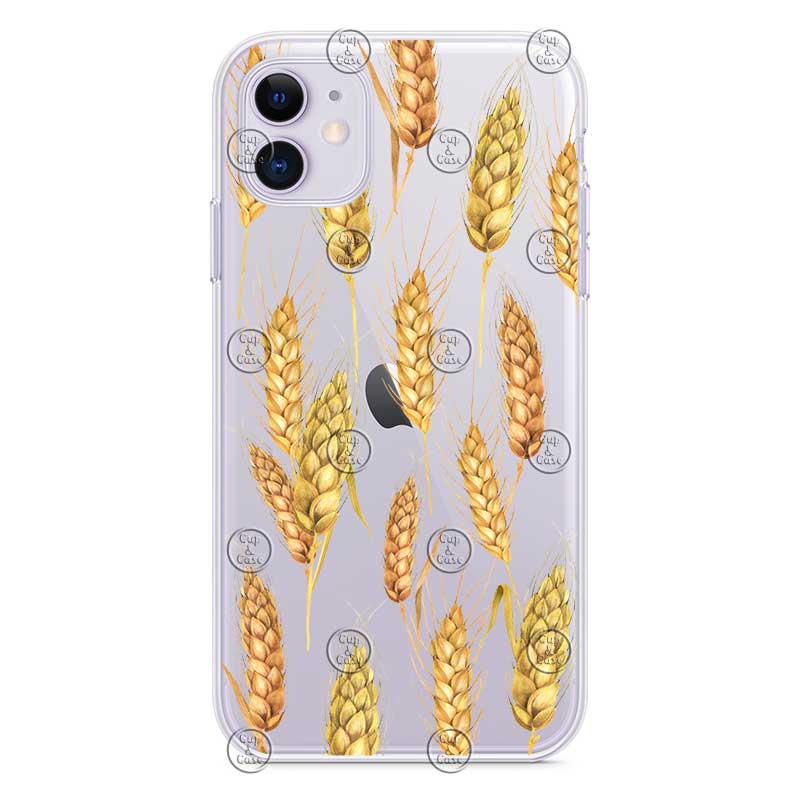 Чохол на телефон з колосками Ukrainian Gold Grain для iPhone 11 12 13 X та інші Чохол на телефон з колосками Ukrainian Gold Grain для iPhone 11 12 13 X та інші