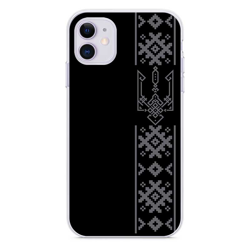 Патріотичний чохол на телефон з українським орнаментом та тризубом для iPhone 7 12 13 14 та інші Патріотичний чохол на телефон з українським орнаментом та тризубом для iPhone 7 12 13 14 та інші