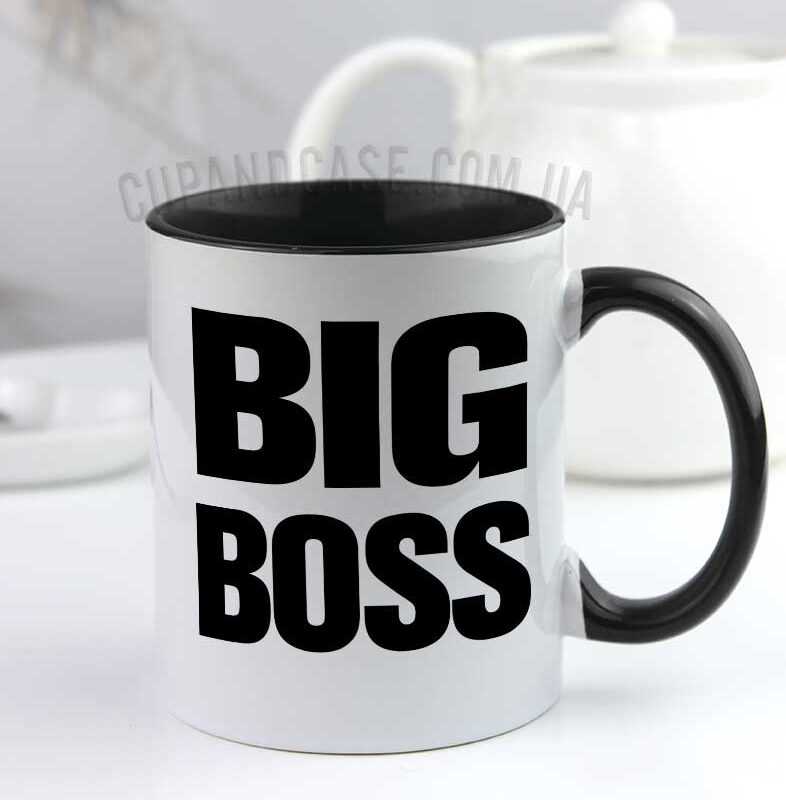 Чашка з принтом Big Boss Чашка з принтом Big Boss