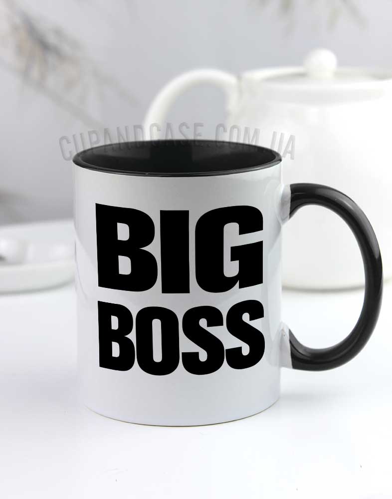 Чашка з принтом Big Boss Чашка з принтом Big Boss