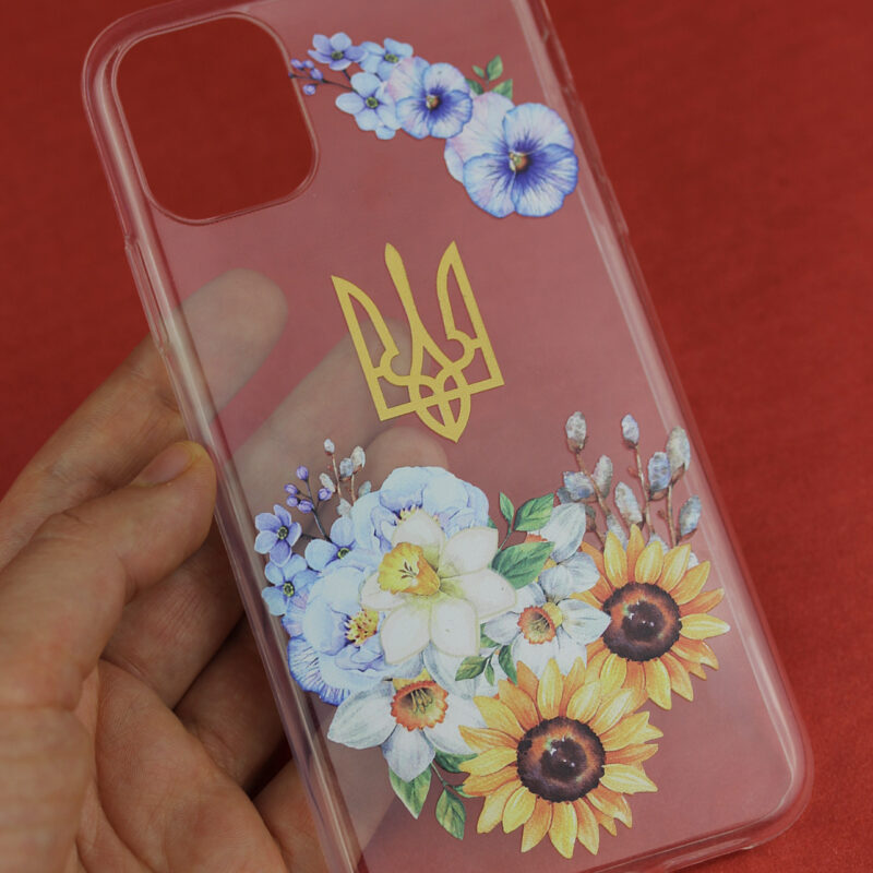 Чохол патріотичний квітковий весняний з тризубом для Oppo A38 15 96 та інші Чохол патріотичний квітковий весняний з тризубом для Oppo A38 15 96 та інші