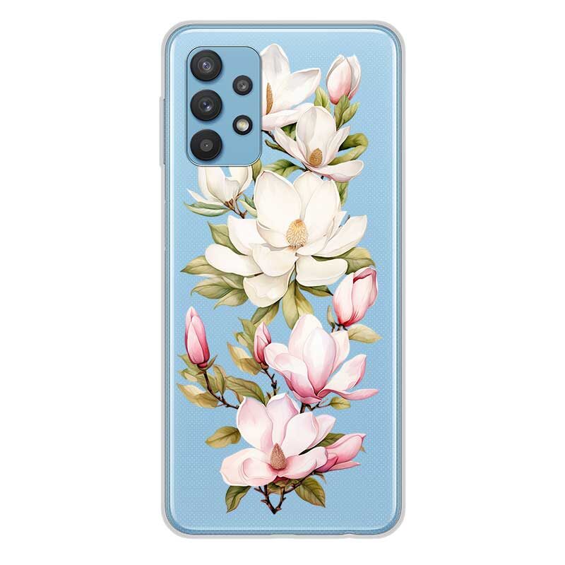 Чохол на мобільний телефон з квітами Магнолії для Samsung A32 52 34 54 та інші Чохол на мобільний телефон з квітами Магнолії для Samsung A32 52 34 54 та інші