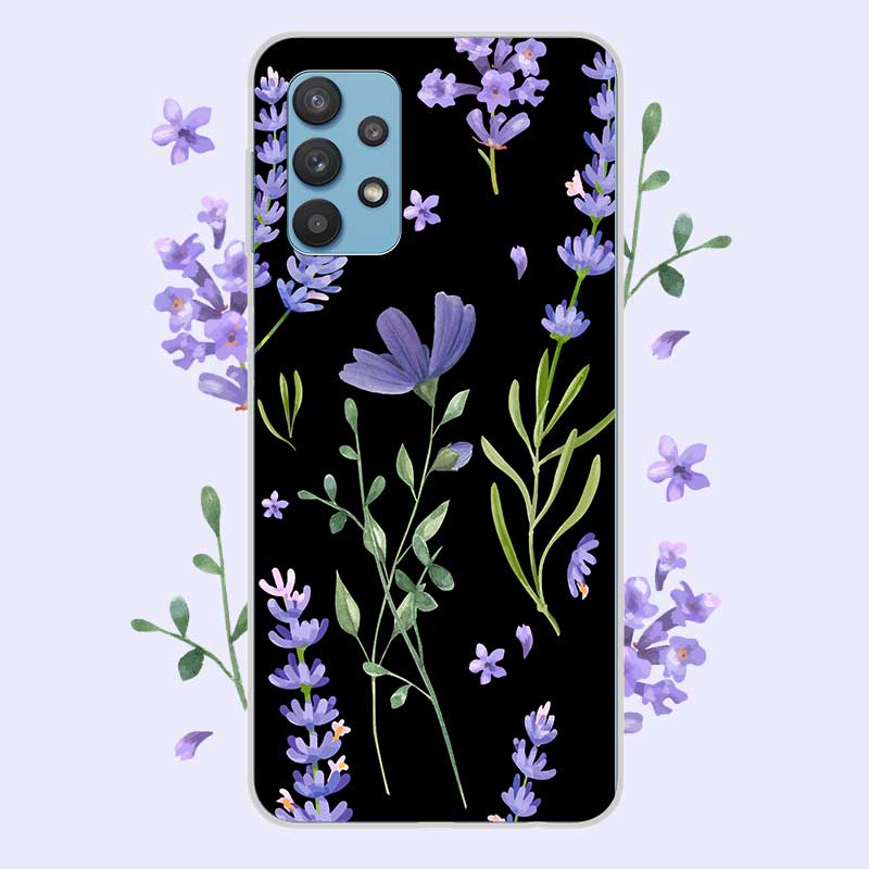 Чохол на мобільний телефон з лавандою та дикими квітами для Samsung A32 52 34 54 та інші Чохол на мобільний телефон з лавандою та дикими квітами для Samsung A32 52 34 54 та інші