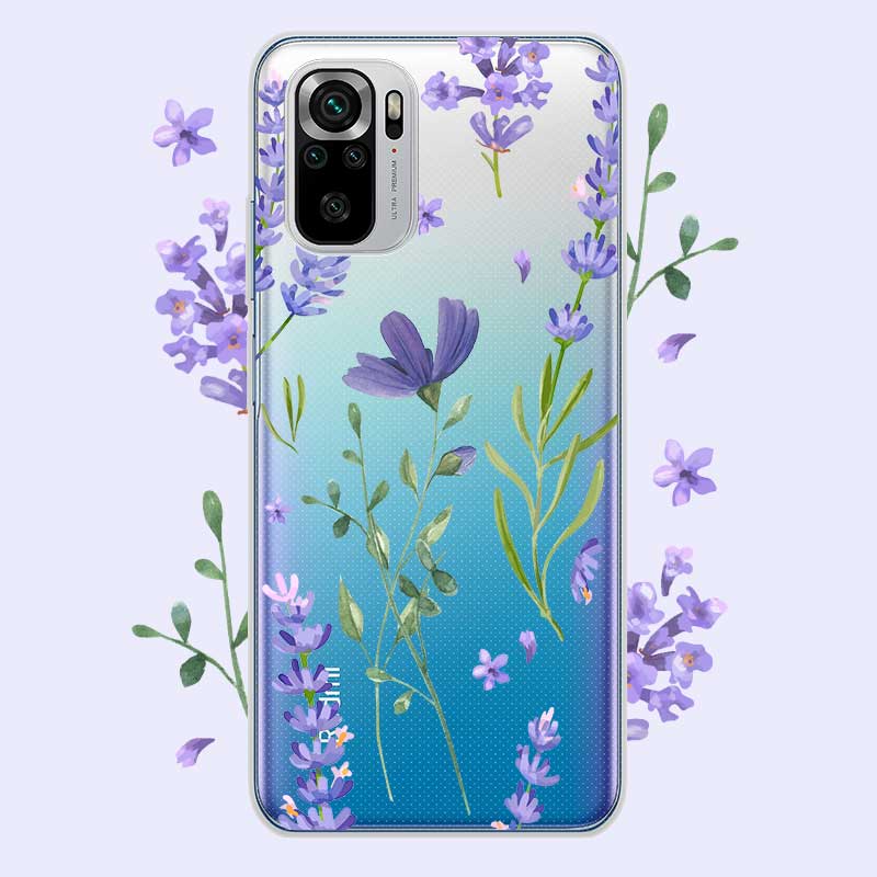 Чохол на мобільний телефон з лавандою та дикими квітами для Xiaomi Redmi note 10 11 12 та інші Чохол на мобільний телефон з лавандою та дикими квітами для Xiaomi Redmi note 10 11 12 та інші
