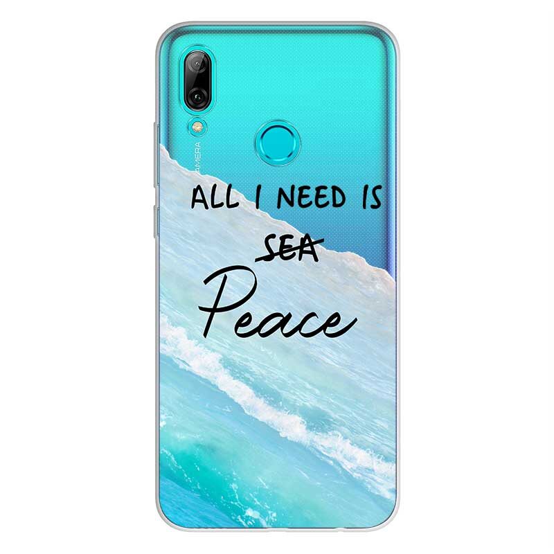 Прозорий чохол для Huawei 7A Y6 P40 та інші з написом Need is Peace Прозорий чохол для Huawei 7A Y6 P40 та інші з написом Need is Peace