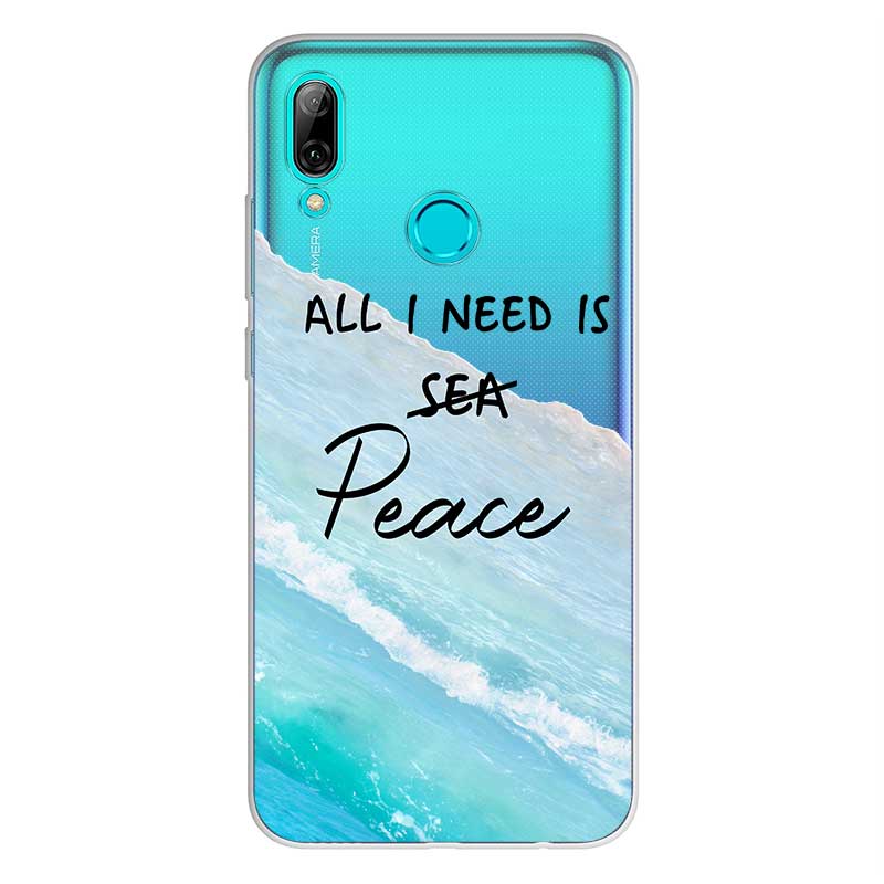 Прозорий чохол для Huawei 7A Y6 P40 та інші з написом Need is Peace Прозорий чохол для Huawei 7A Y6 P40 та інші з написом Need is Peace