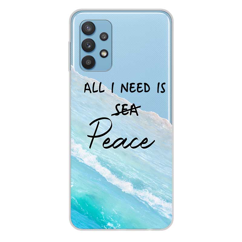 Прозорий чохол для Samsung 12 23 24 71 та інші з написом Need is Peace Прозорий чохол для Samsung 12 23 24 71 та інші з написом Need is Peace