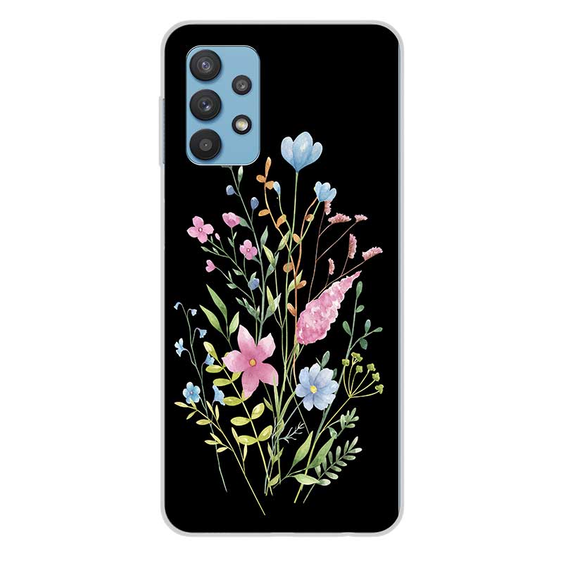 Чохол з квітами для Samsung S22 23 24 A52 71 та інші силіконовий Pink Floral Чохол з квітами для Samsung S22 23 24 A52 71 та інші силіконовий Pink Floral