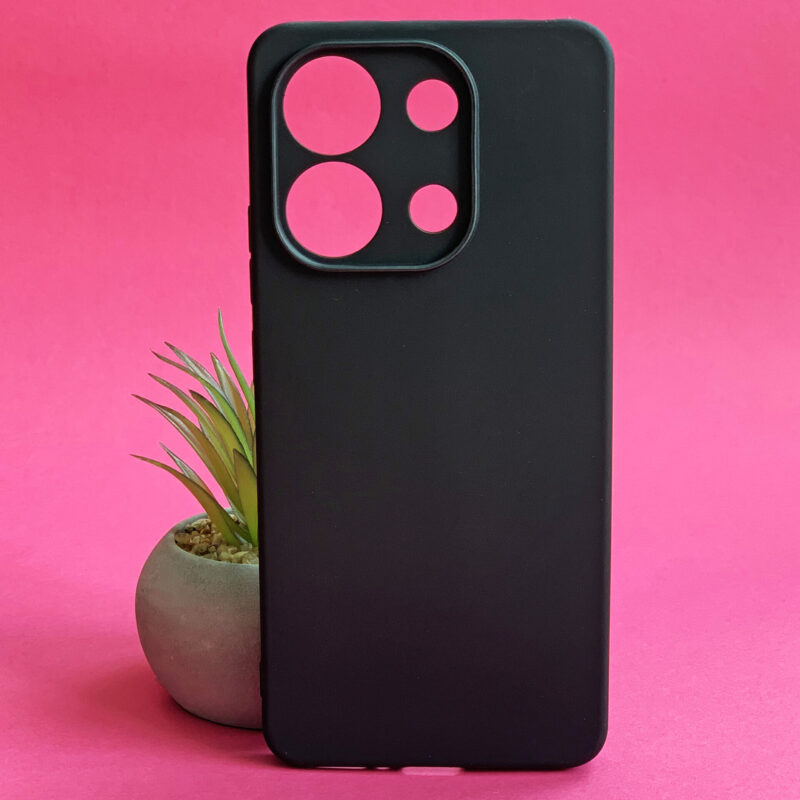 Чохол для Xiaomi Redmi Note 13 4G чорний силіконовий із захистом камери Full Camera Чохол для Xiaomi Redmi Note 13 4G чорний силіконовий із захистом камери Full Camera