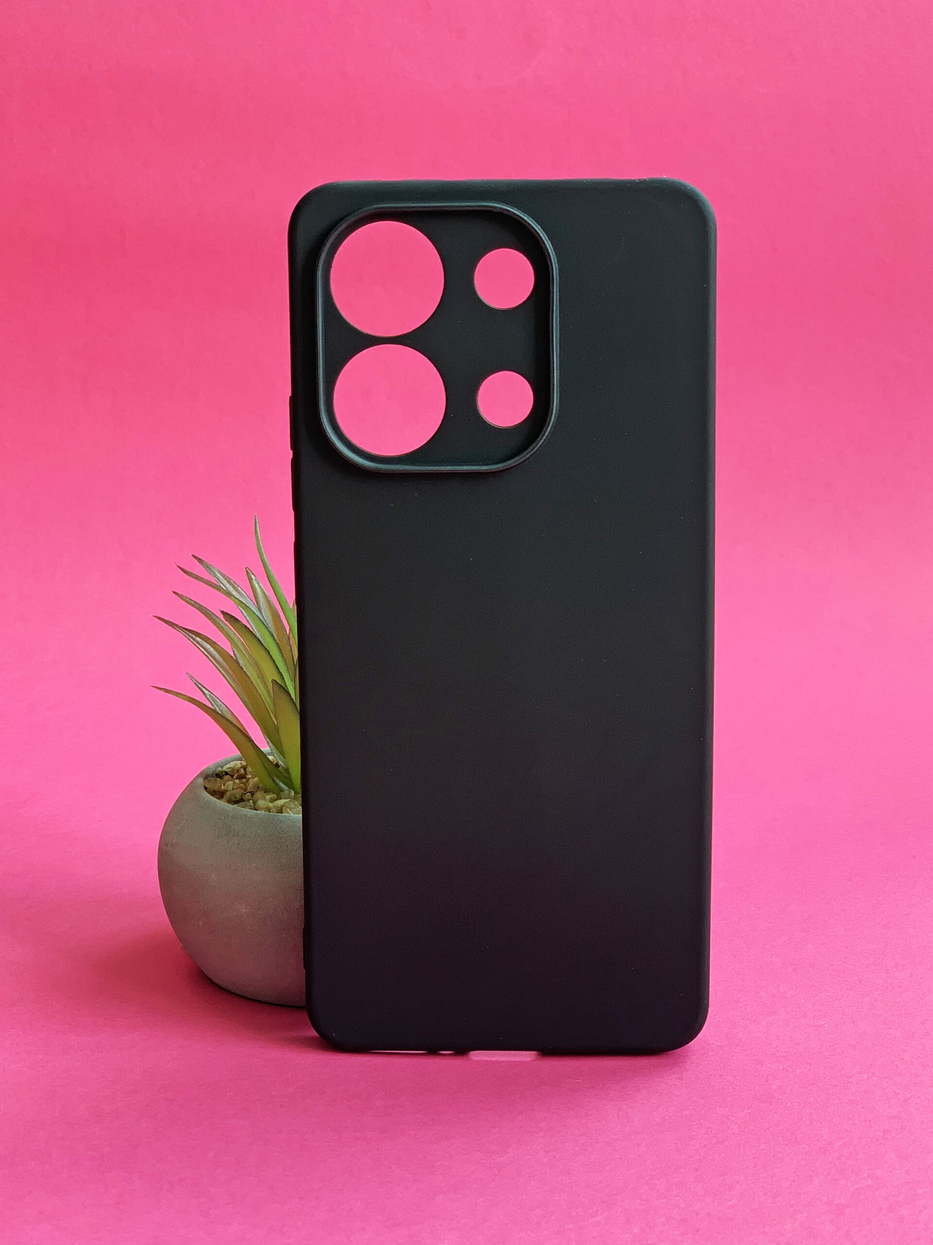 Чохол для Xiaomi Redmi Note 13 4G чорний силіконовий із захистом камери Full Camera Чохол для Xiaomi Redmi Note 13 4G чорний силіконовий із захистом камери Full Camera