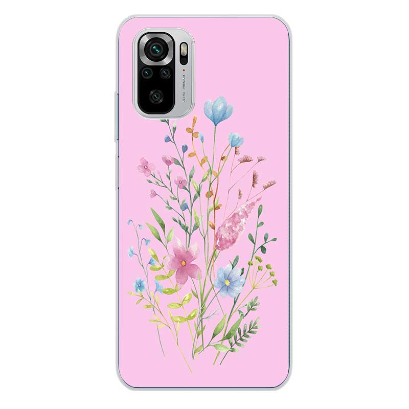 Чохол з квітами для Xiaomi Redmi note 11 12 13 та інші силіконовий Pink Floral Чохол з квітами для Xiaomi Redmi note 11 12 13 та інші силіконовий Pink Floral