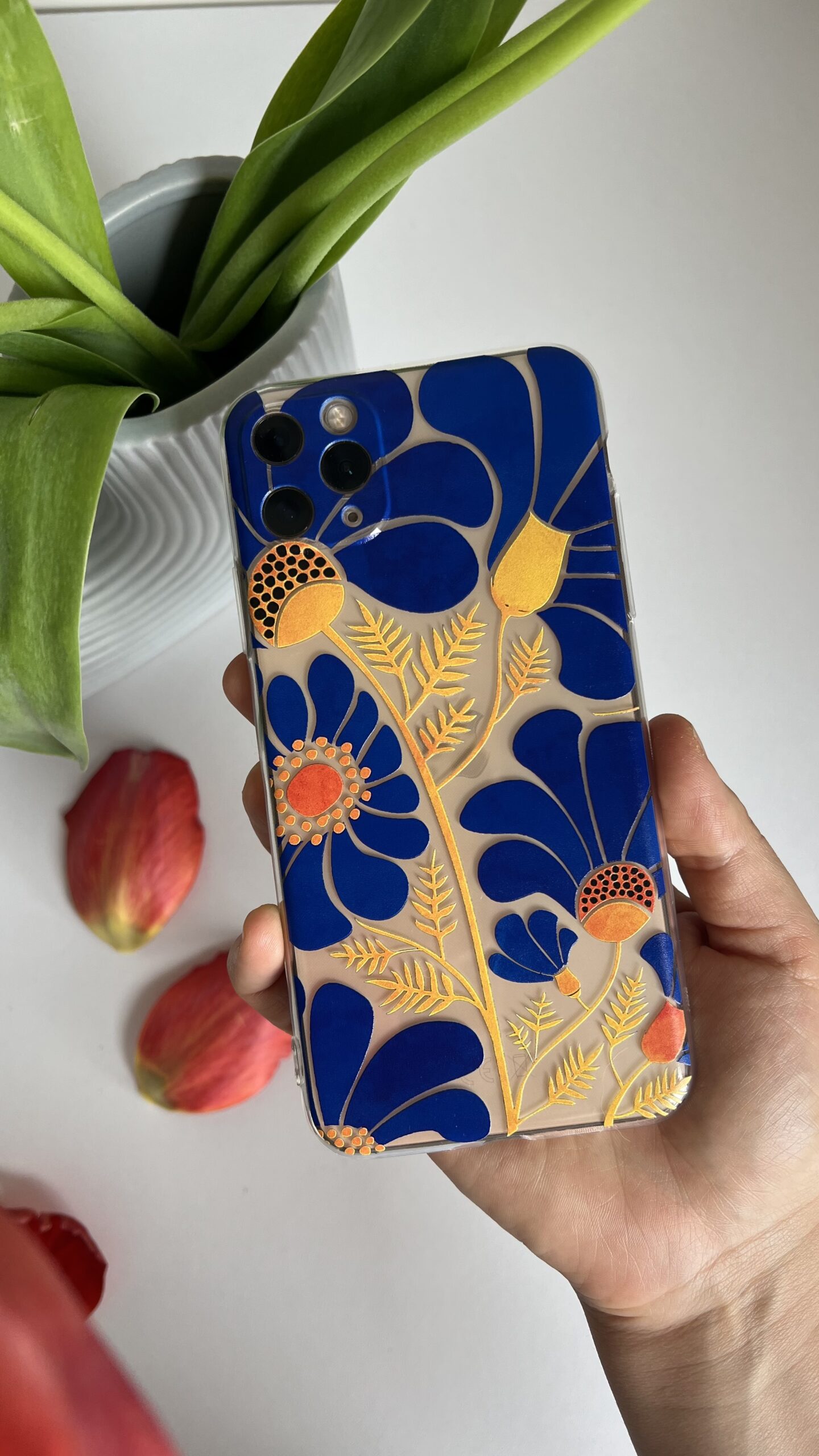 Чохол патріотичний з синьо-жовтими квітами для Xiaomi Redmi Note 11 12 13C та інші Чохол патріотичний з синьо-жовтими квітами для Xiaomi Redmi Note 11 12 13C та інші