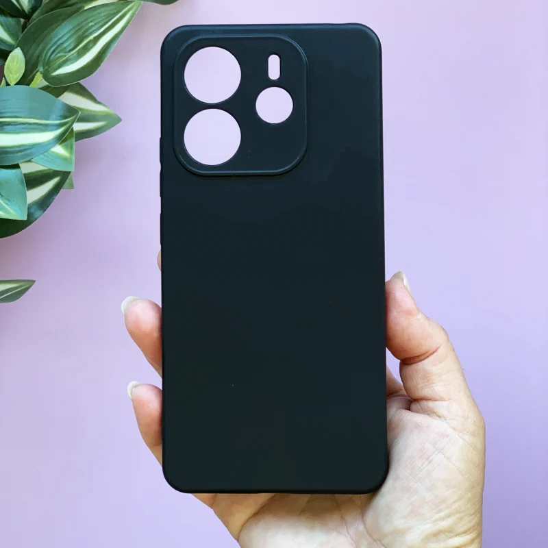 Чохол для Xiaomi Redmi Note 14 4G чорний силіконовий із захистом камери Чохол для Xiaomi Redmi Note 14 4G чорний силіконовий із захистом камери
