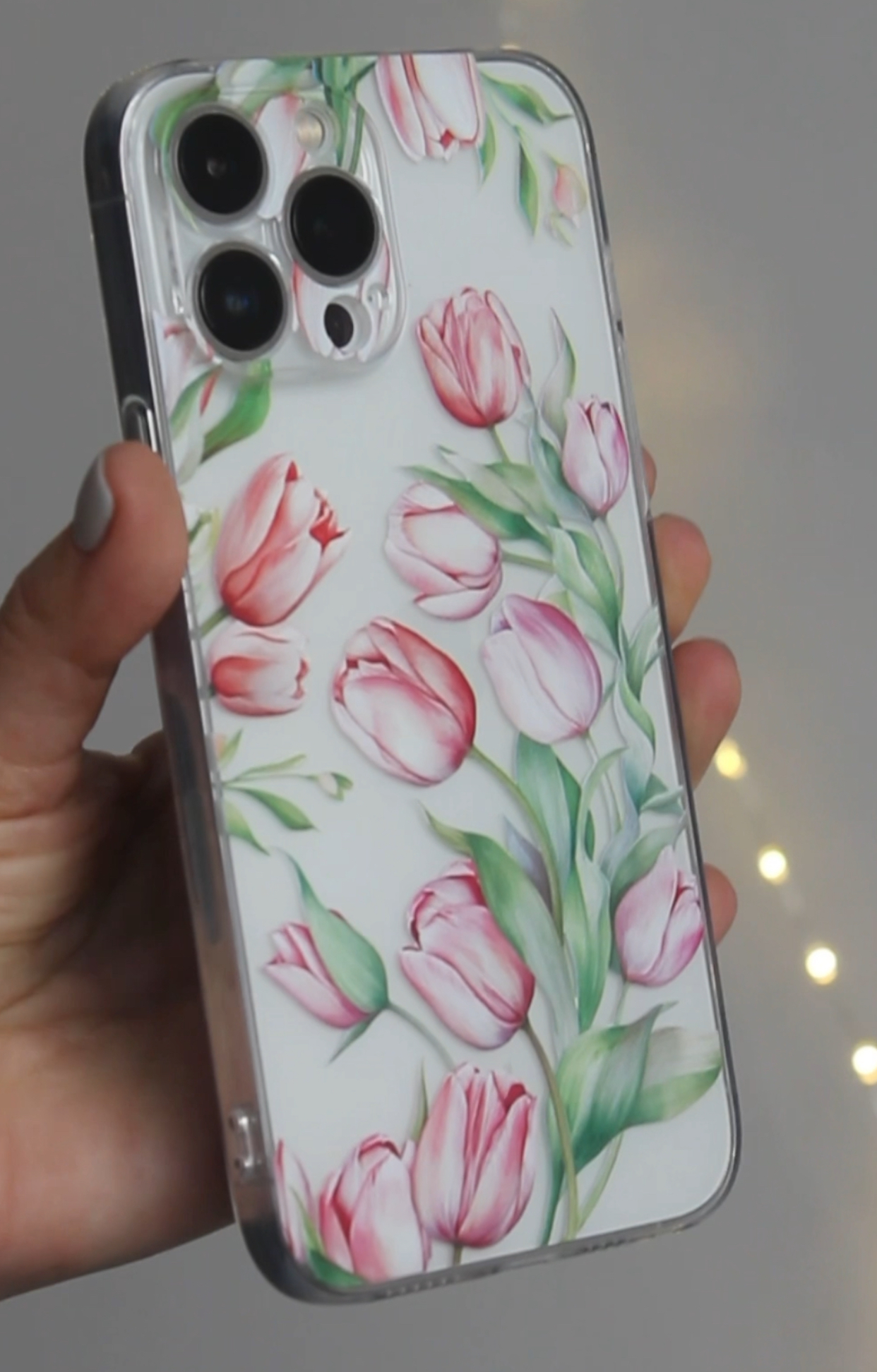 Чохол з тюльпанами для iPhone 17, 16, 15, 14, 13, 12, 11 (всі моделі) Чохол з тюльпанами для iPhone 17, 16, 15, 14, 13, 12, 11 (всі моделі)