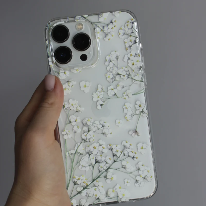 Чохол з ніжними квітами для iPhone 17, 16, 15, 14, 13, 12, 11 (всі моделі) Чохол з ніжними квітами для iPhone 17, 16, 15, 14, 13, 12, 11 (всі моделі)