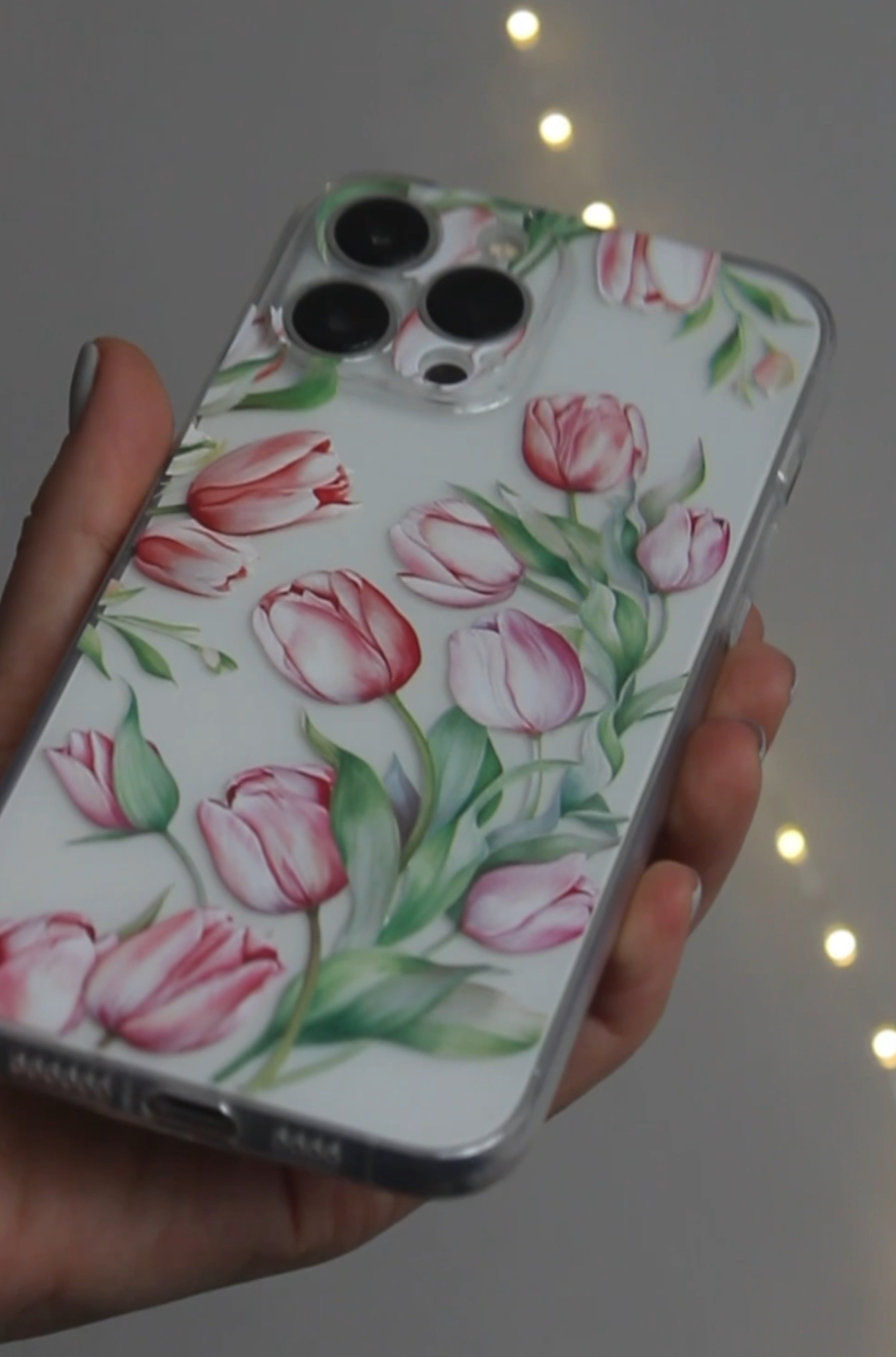 Чохол з тюльпанами для iPhone 17, 16, 15, 14, 13, 12, 11 (всі моделі) Чохол з тюльпанами для iPhone 17, 16, 15, 14, 13, 12, 11 (всі моделі)