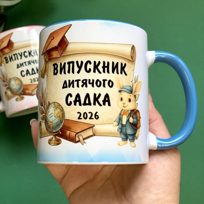Чашка Випускнику дитячого садочка — ВИПУСК 2026 (іменна або опт) Чашка Випускнику дитячого садочка — ВИПУСК 2026 (іменна або опт)